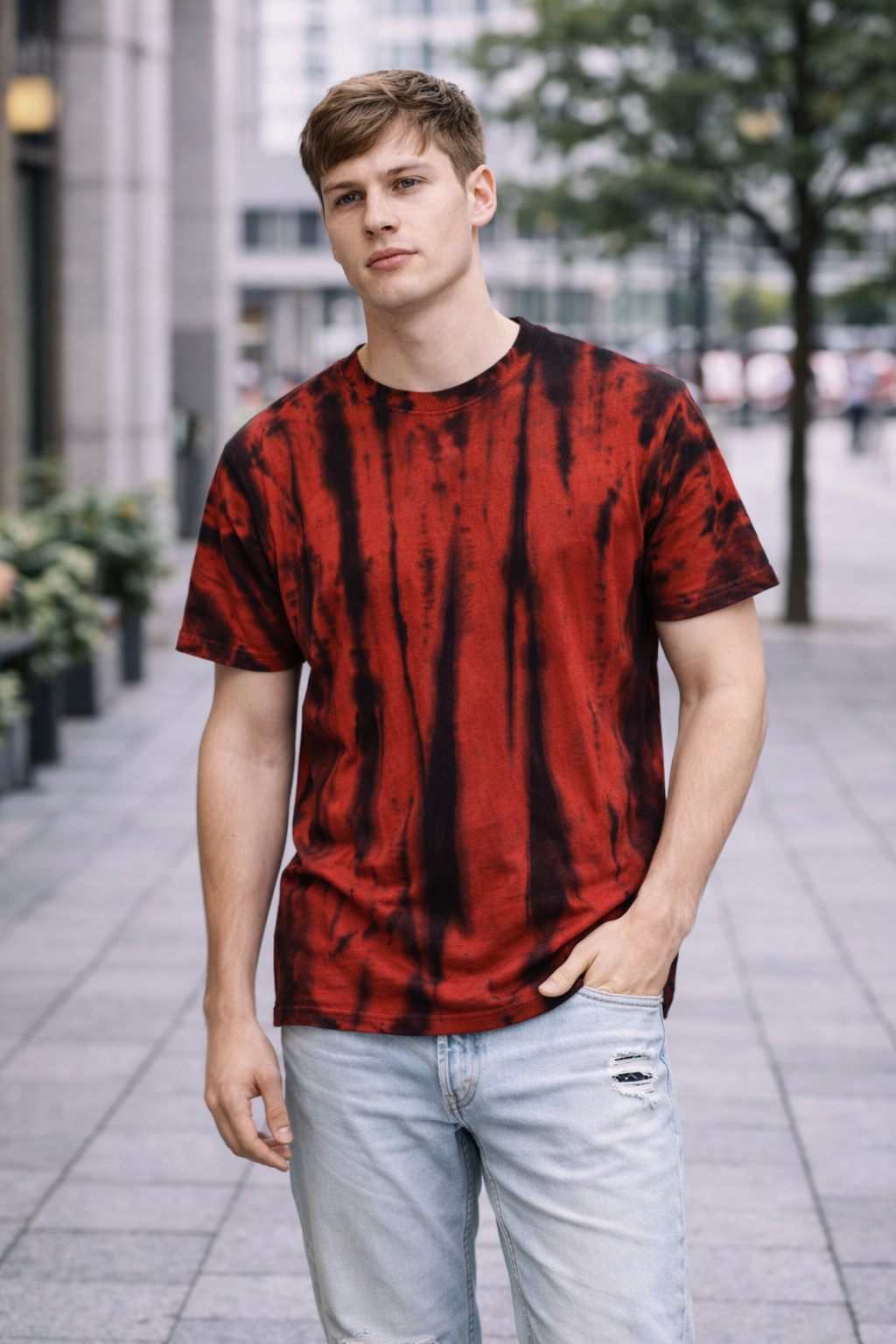 The Statement Crew – Crimson Edition (Relaxed Fit)