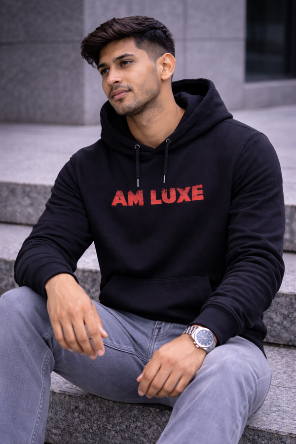The Wolf Edition Hoodie – Black Graphic Hoodie (Relaxed Fit)